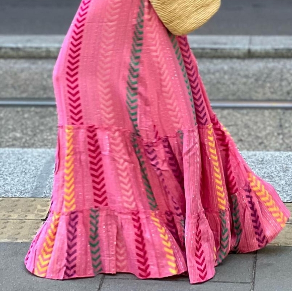 Pink Prism Maxi Skirt - Picture 7 of 9